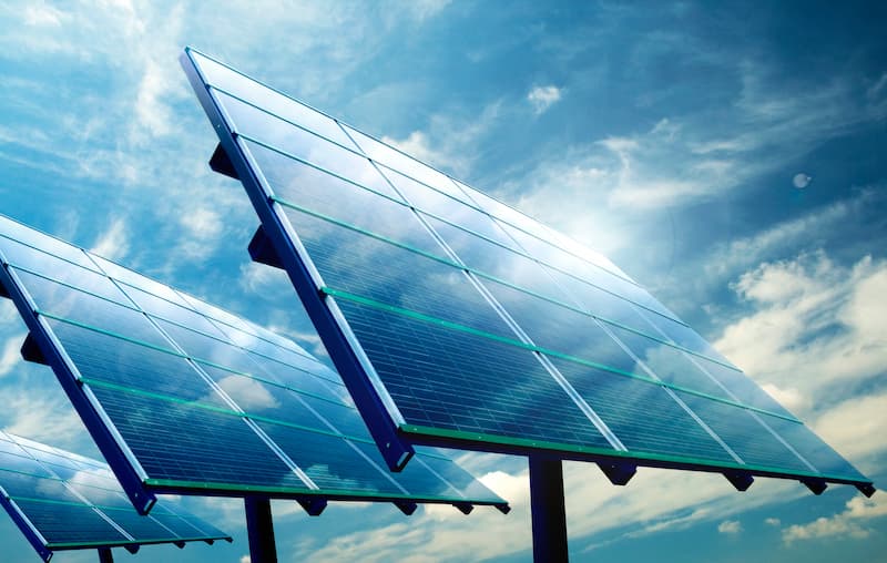 Commercial solar panel